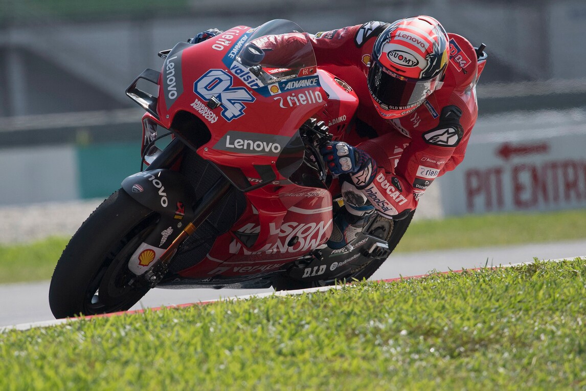 MotoGp Ducati, Petrucci e Dovizioso: «Ottime sensazioni»