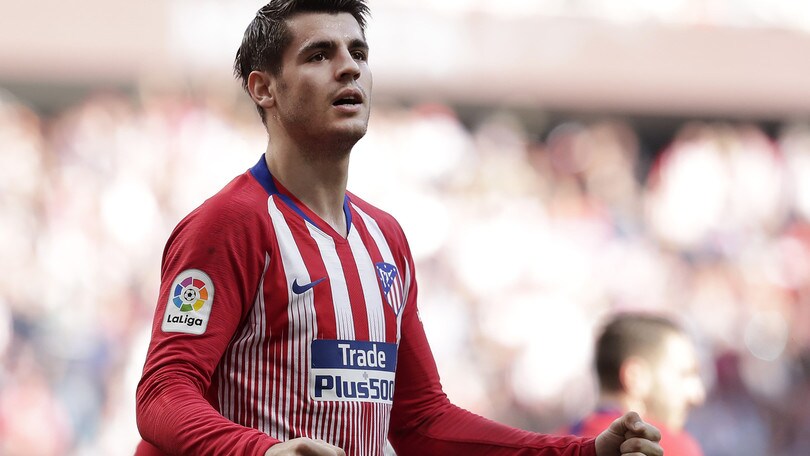 Liga: l'Atletico Madrid vince con Morata e Saul. Due rigori salvano il Real con il Levante
