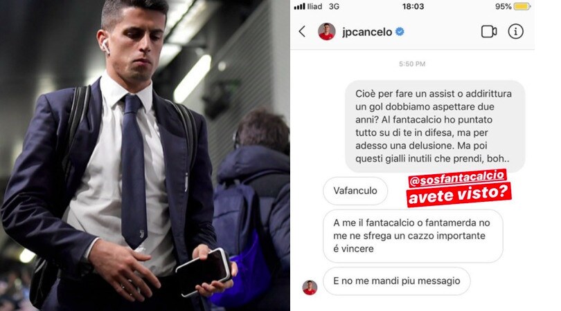 Juventus, Cancelo replica al fantallenatore: «Non me ne frega un...»