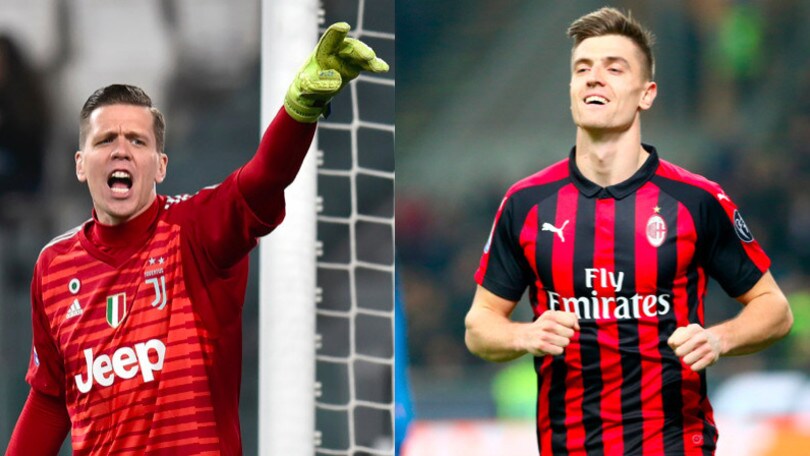 Da Szczesny a Piatek, la formazione della Polonia in Serie A