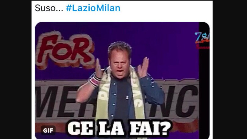 Lazio-Milan, Suso preso di mira: «Un fantasma, chi l'ha visto?»