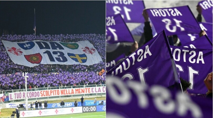 Fiorentina-Atalanta, la Curva Fiesole ricorda Davide Astori