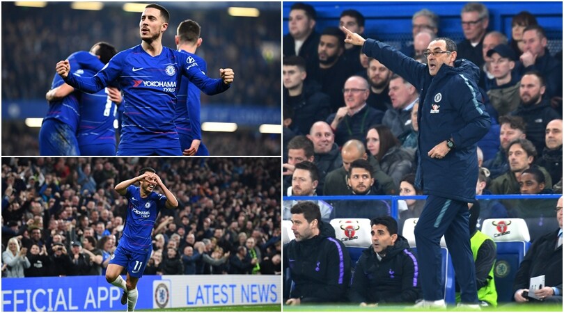 Sarri salva la panchina: il Chelsea supera il Tottenham