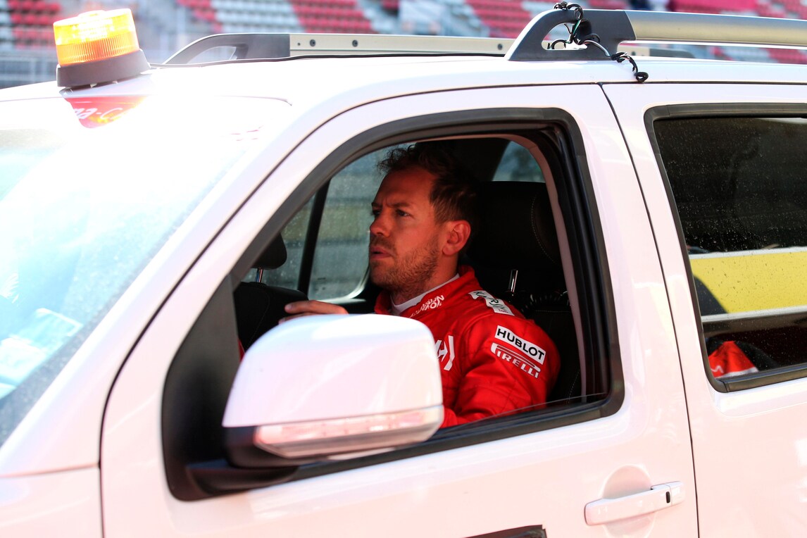 F1 Ferrari, Vettel: «Sull'incidente non sappiamo molto»