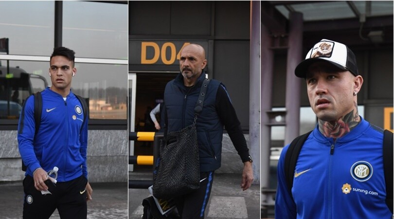 Inter, l'atterraggio dei nerazzurri: carichi per il Cagliari!