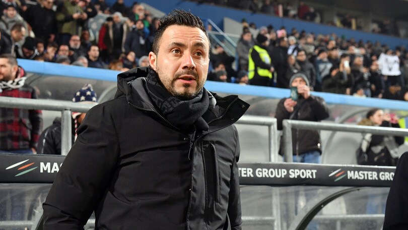 Serie A, De Zerbi: «Sassuolo, col Milan devi metterci l'anima»