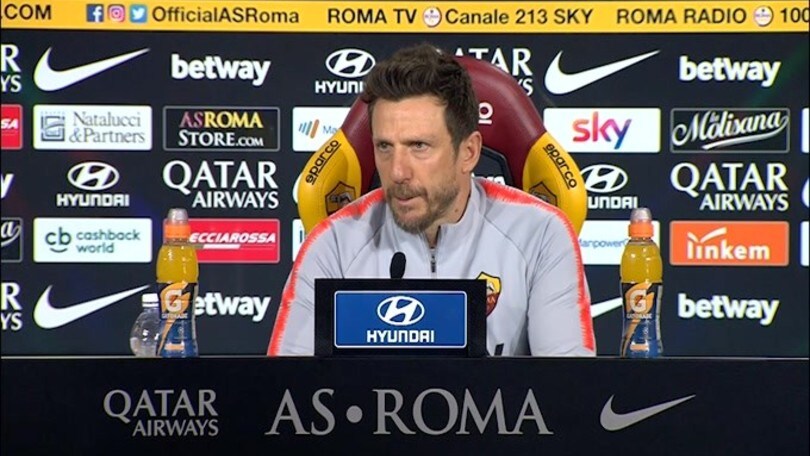 Di Francesco: "Dzeko? Sono molto contento di lui"