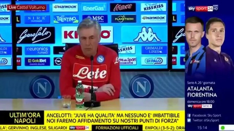 Napoli, Ancelotti sul futuro di Icardi