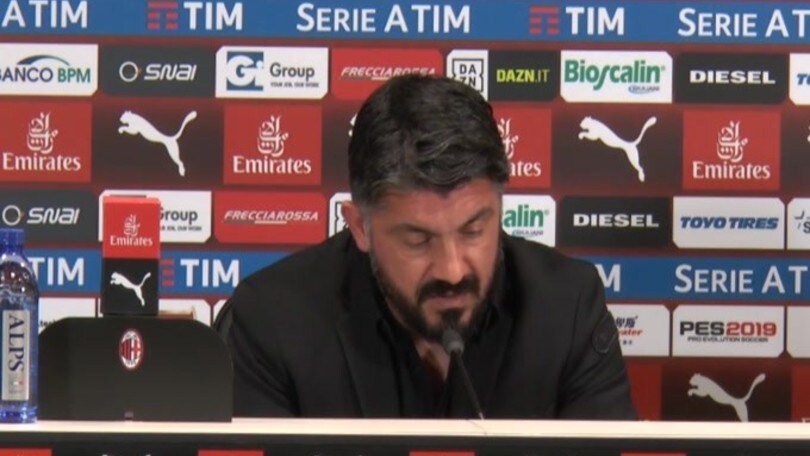 Gattuso scherza: "Tiro fiancate ai guardalinee"