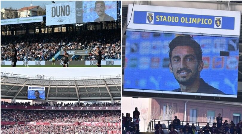 La Serie A omaggia Astori: applausi negli stadi al minuto 13