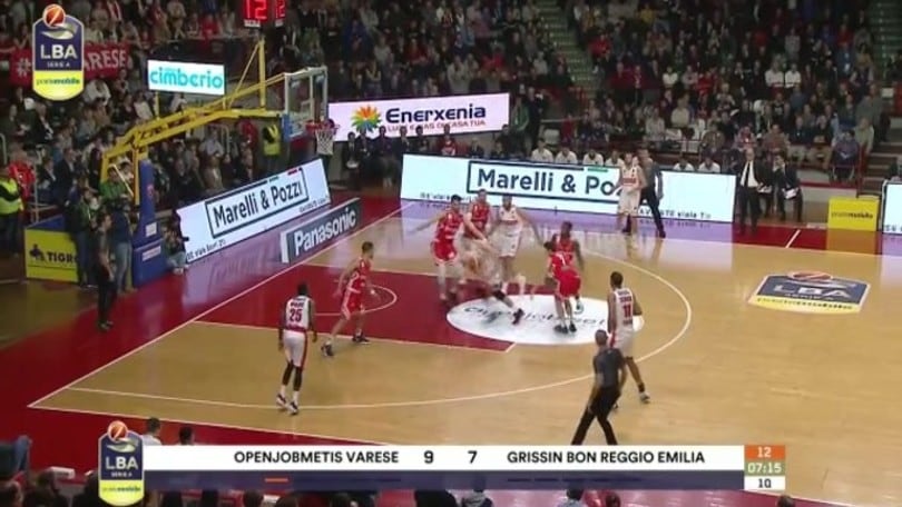 Openjobmetis Varese-Grissin Bon Reggio Emilia 92-80