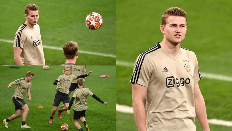 Ajax, rifinitura al Bernabeu per De Ligt verso la sfida con il Real Madrid