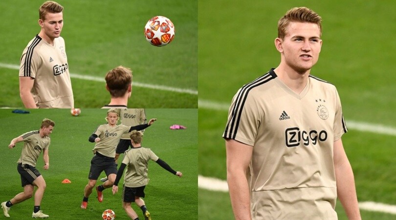 Ajax, rifinitura al Bernabeu per De Ligt verso la sfida con il Real Madrid