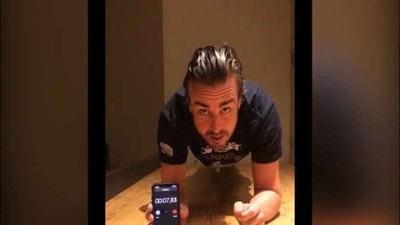 Plank Challenge, Alonso sfida Marquez e Lorenzo