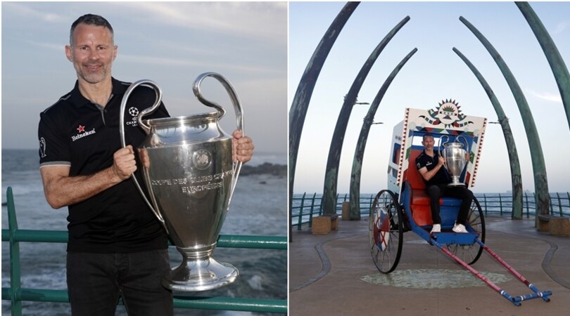 Giggs alza la Champions: parte il tour in giro per il mondo