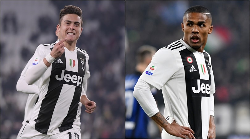 Juve verso l'Atletico: Dybala sì, Douglas Costa spera