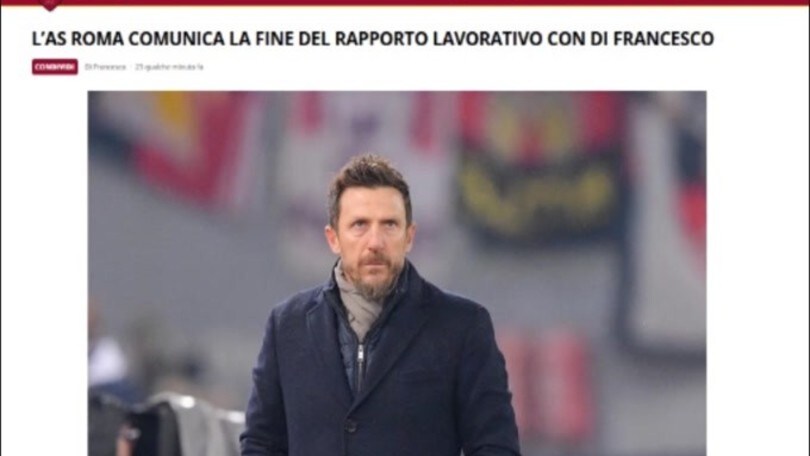 Ufficiale, la Roma ha esonerato Di Francesco