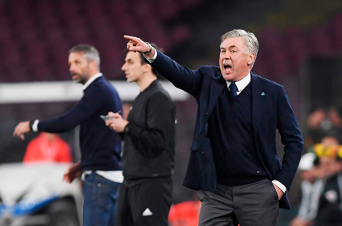 Napoli, Ancelotti: Bisogna ancora giocare 90' ma non dobbiamo fare calcoli
