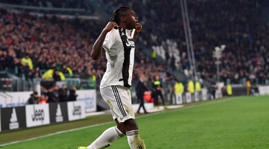 Festa Juve: Kean fa il Ronaldo, doppietta da record all'Udinese