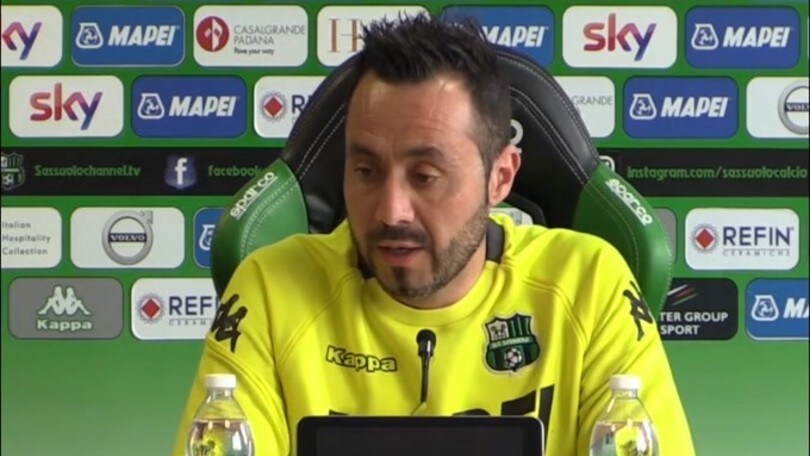 De Zerbi: "Sensi non gioca, vogliamo vincere"