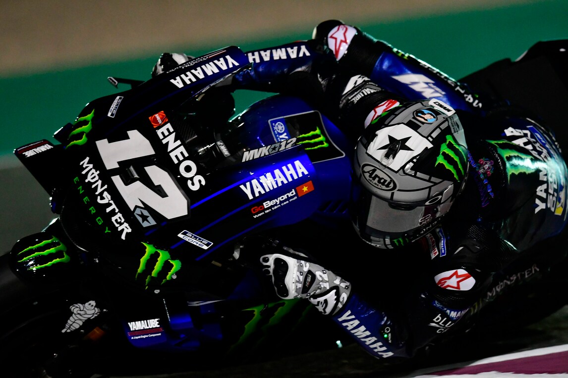 MotoGp Qatar: pole position per Vinales, Dovizioso secondo
