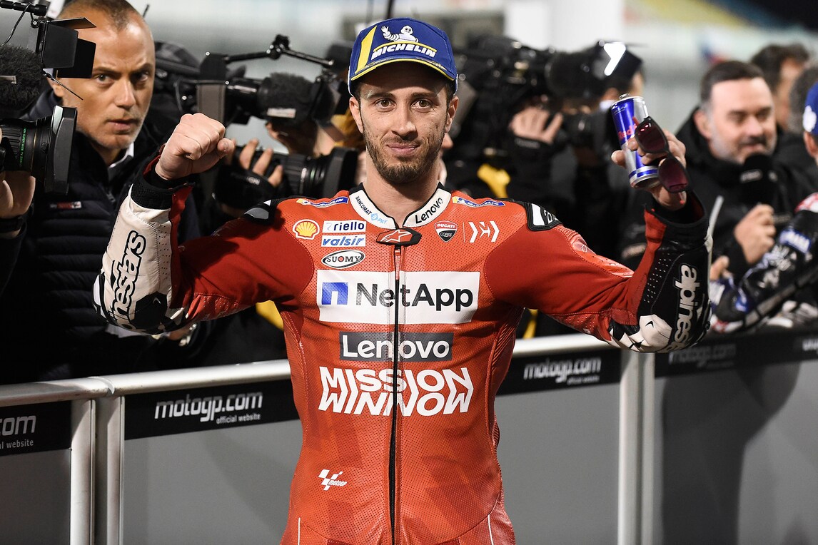 MotoGp: Dovizioso vince in Qatar, quinto Rossi