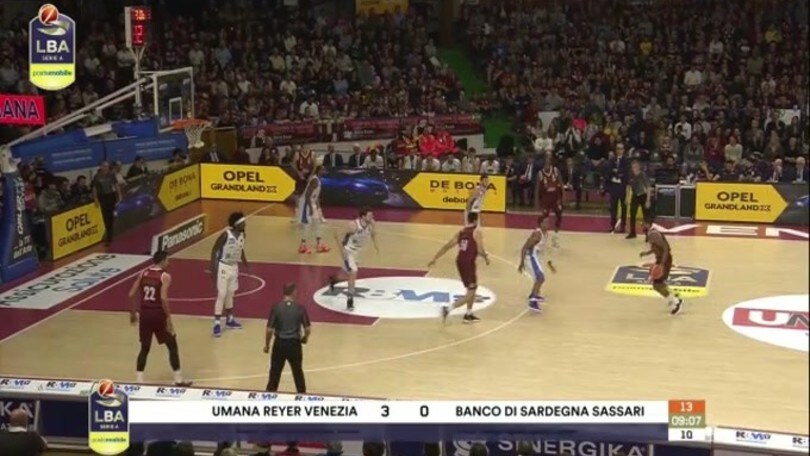Umana Reyer Venezia-Banco di Sardegna Sassari 98-90