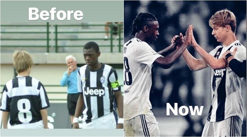 Kean-Nicolussi, prima e dopo: l'amicizia social dei gioielli della Juve