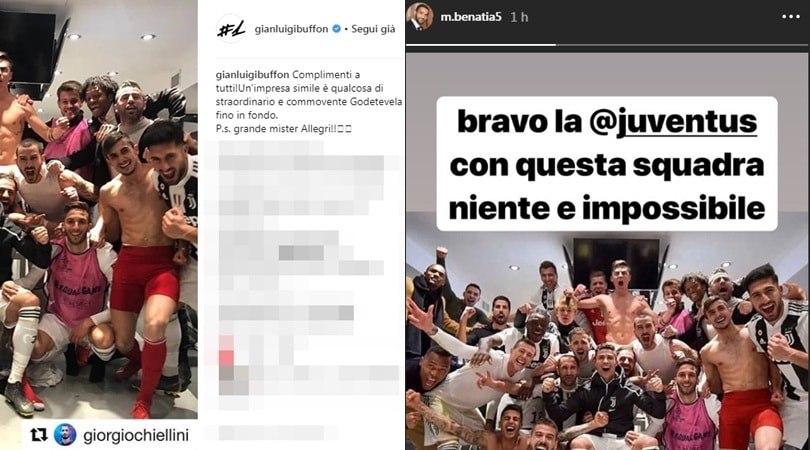 Juve: da Buffon a Benatia, i complimenti degli ex bianconeri