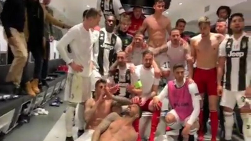 Lo spogliatoio Juve aspetta re Ronaldo. Poi i festeggiamenti
