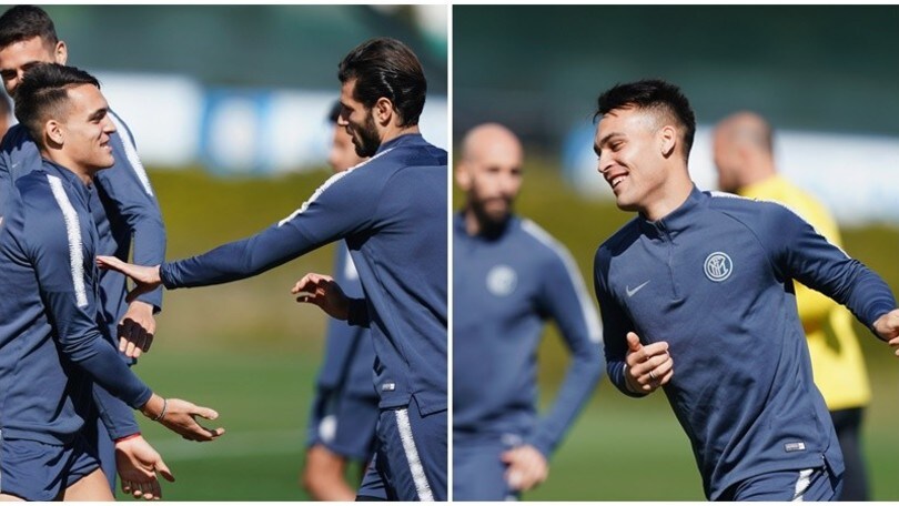Inter, Lautaro va a mille. Candreva "lo frena"