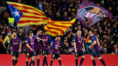 Champions, Barcellona ai quarti: Messi e compagni fanno festa al Camp Nou