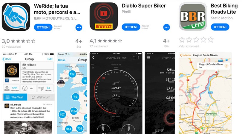 In sella con lo smartphone: le app per i bikers