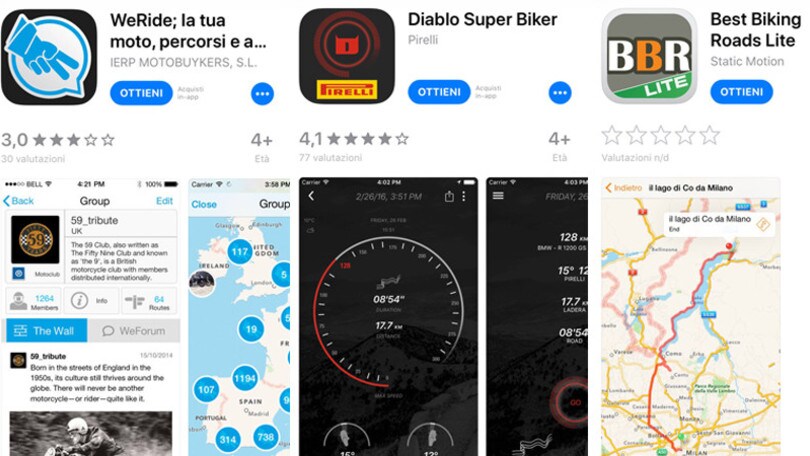 In sella con lo smartphone: le app per i bikers