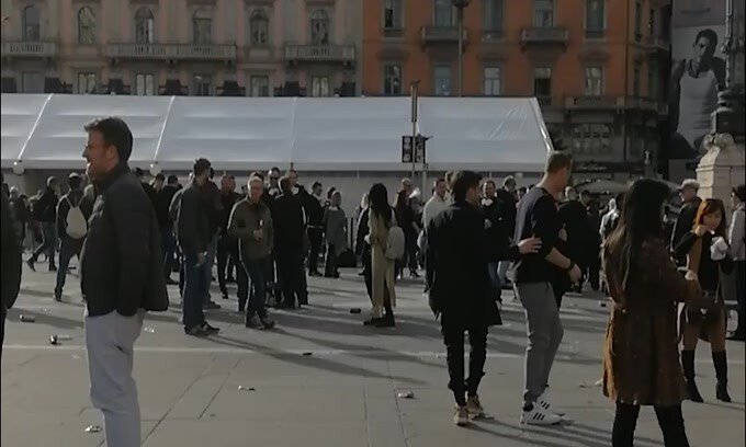Eintracht Francoforte, tifosi scatenati a Milano!