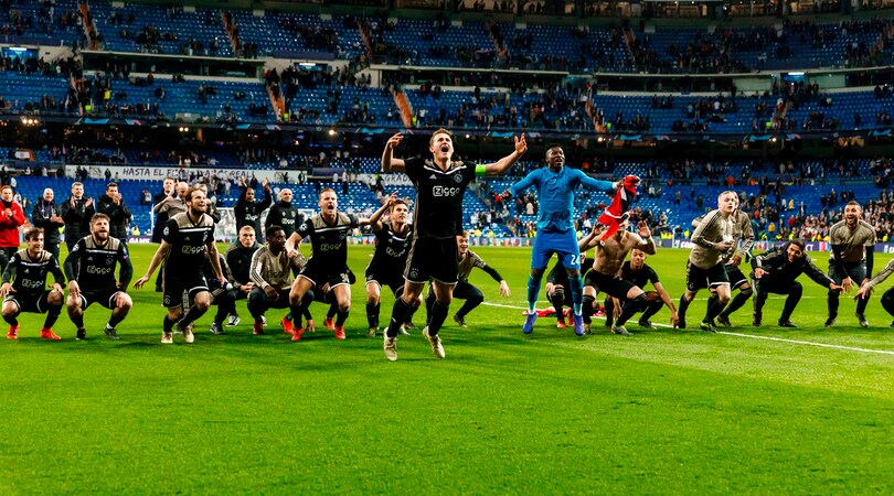 Ajax nel gotha d'Europa grazie al suo vivaio