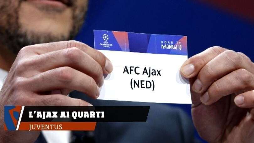 Champions, la Juve pesca ai quarti l'Ajax