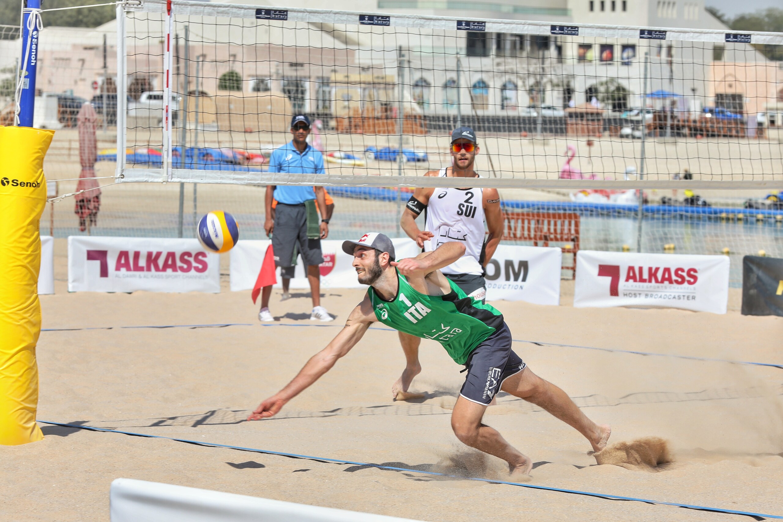 Beach Volley: Lupo-Nicolai a Doha cadono ai Quarti