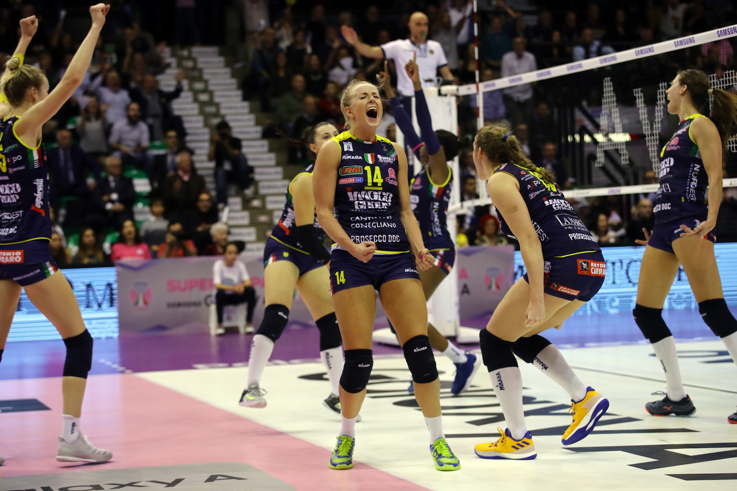 Volley: A1 Femminile, le tre italiane di Champions anticipano al sabato