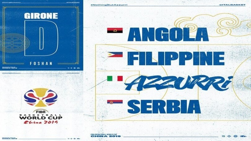 Basket, Mondiali: Italia al girone con Serbia, Filippine ed Angola