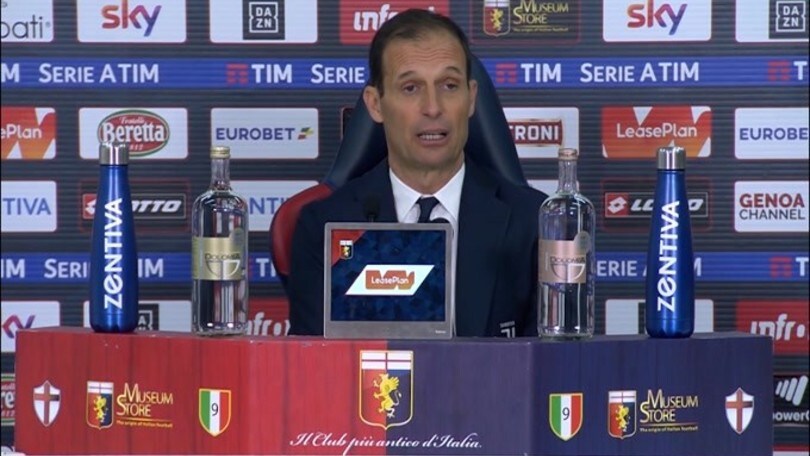 Allegri: "Oggi neanche col Padre Eterno la Juve avrebbe vinto"
