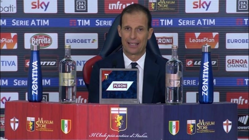 Allegri: "Serve esserci a livello mentale per giocare nella Juve"
