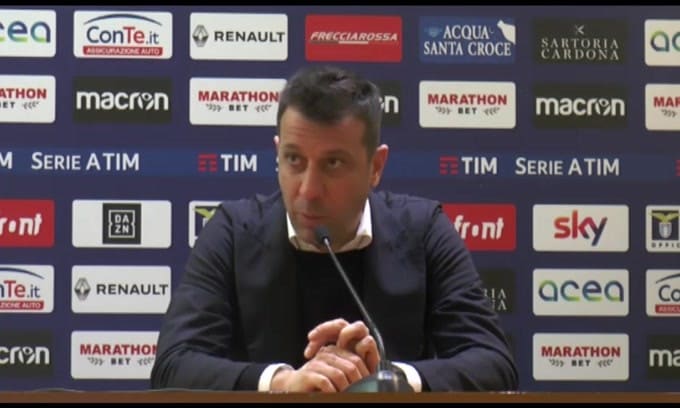D'Aversa: "Il loro gol ci ha fatto sciogliere"