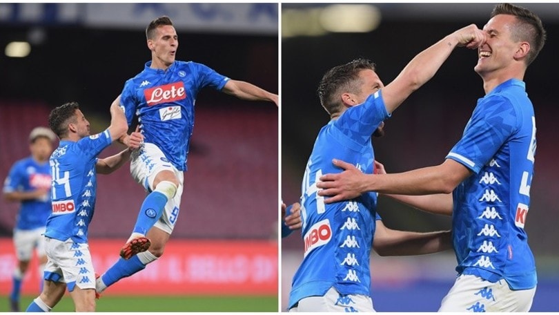 Napoli, tornano i sorrisi: che show di Mertens e Milik!