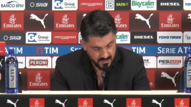 Gattuso: "Sbagliato l'atteggiamento"