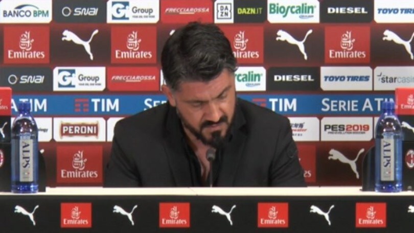 Gattuso: "Deluso da quello che ho visto in panchina"