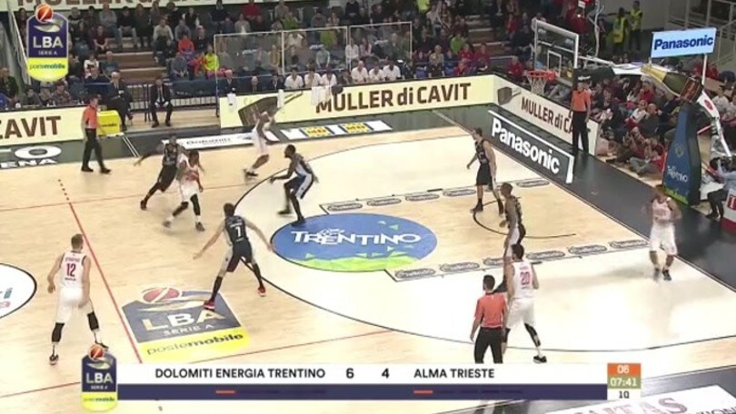 Dolomiti Energia Trentino-Alma Trieste 82-75