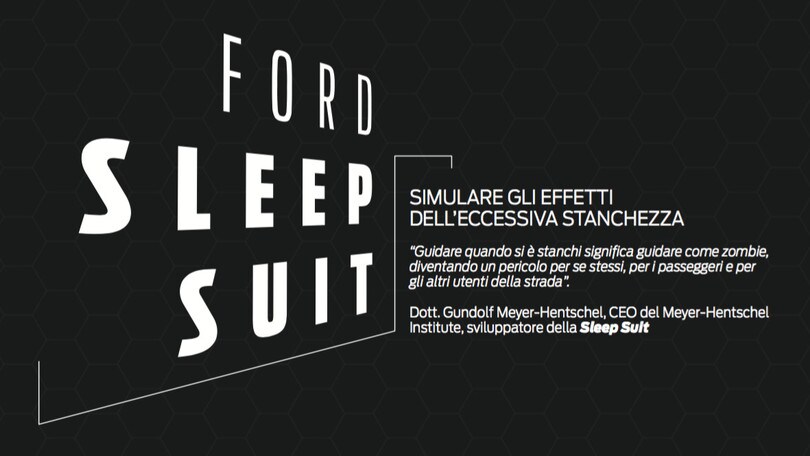 Ford Sleep Suit, alla guida solo in sicurezza: FOTO