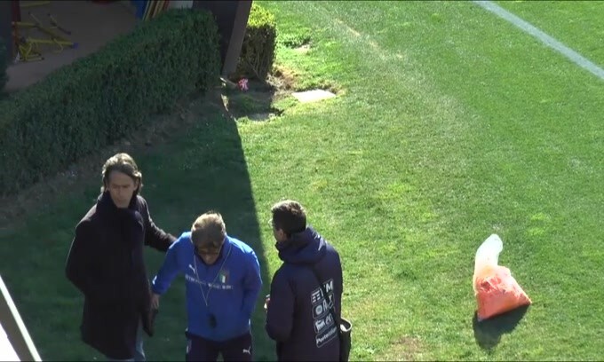 Filippo Inzaghi in visita a Coverciano