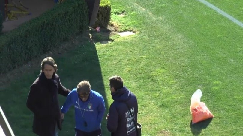Filippo Inzaghi in visita a Coverciano